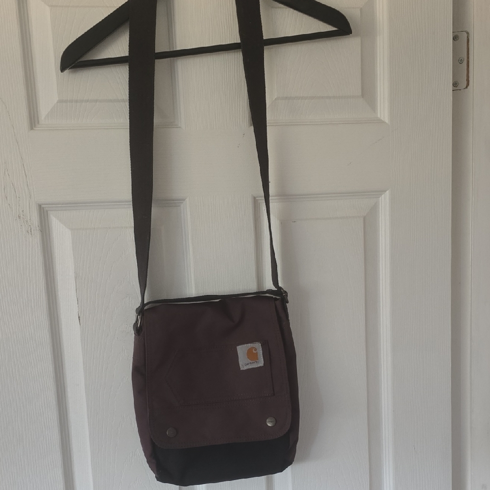 Carhartt Crossbody Bag - Black and Wine Color